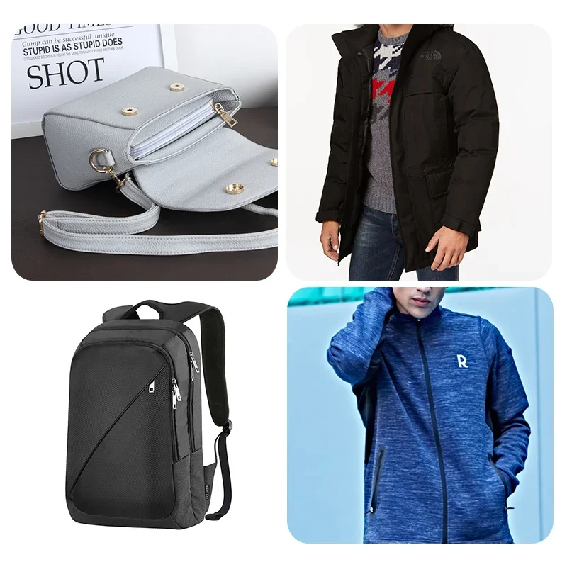 SAS #3 #5 #7 high quality hoodie metal zip double metal zippers brass zipper jeans metal zippers for dress