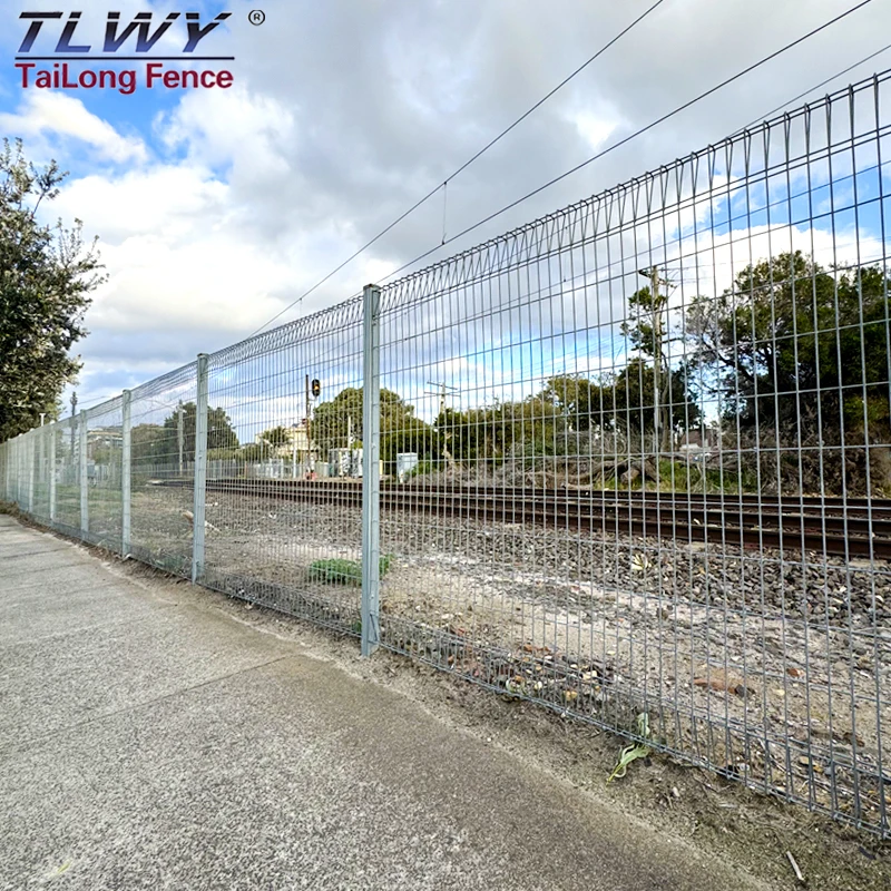 China Factory Customized Powder Coated Galvanized Mesh Wire Brc Fence For Gardens