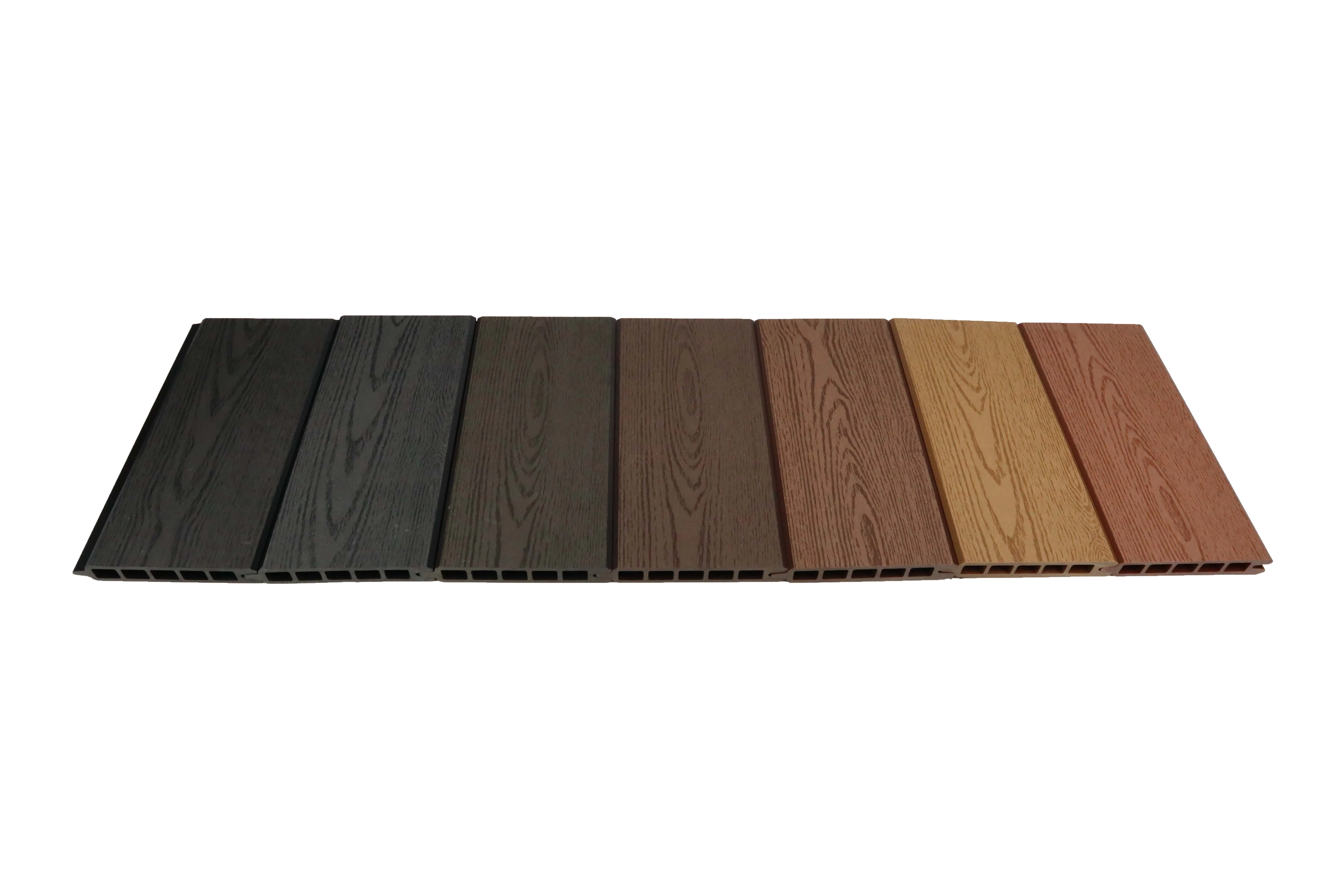 21mm Waterproof home fence panels easy to install WPC wood composite Cheap Garden Fencing