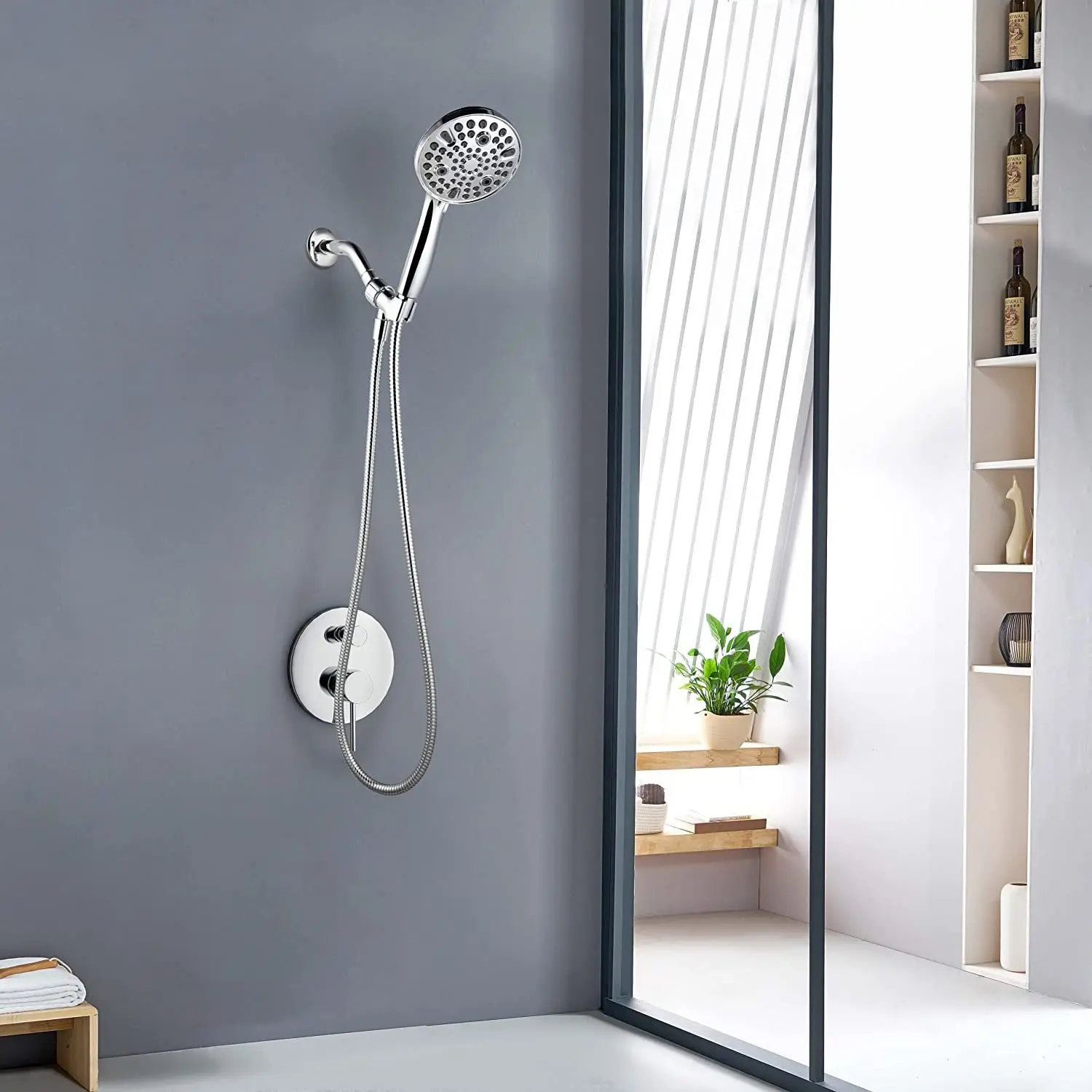 low price hand shower heads high pressure rainfall 10 functions