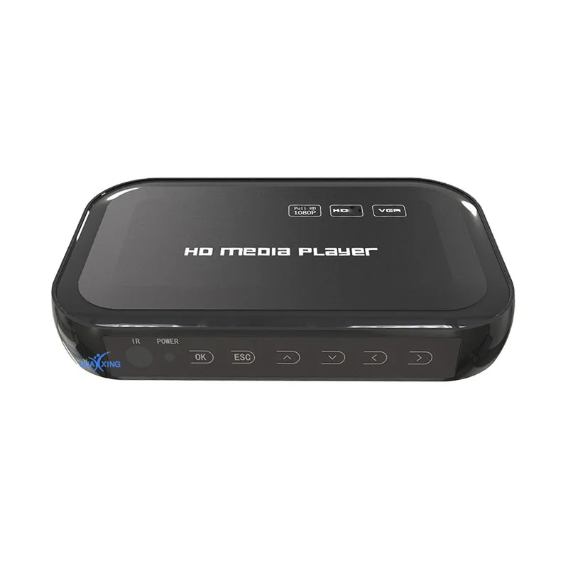 Full HD1080p H.264 MKV HDD медиаплеер с HD/AV/VGA/USB/SD/MMC пультом дистанционного
