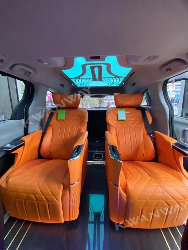 Kwanway Luxury Vip car seat Limousine Modified Car Reclining Captain Seat for Van For Toyota Sienna Volkswagen Maitwei