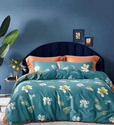 100% tencel fabric bed sheet set comforter  bedset bedding sets collections bed linens bedsheet