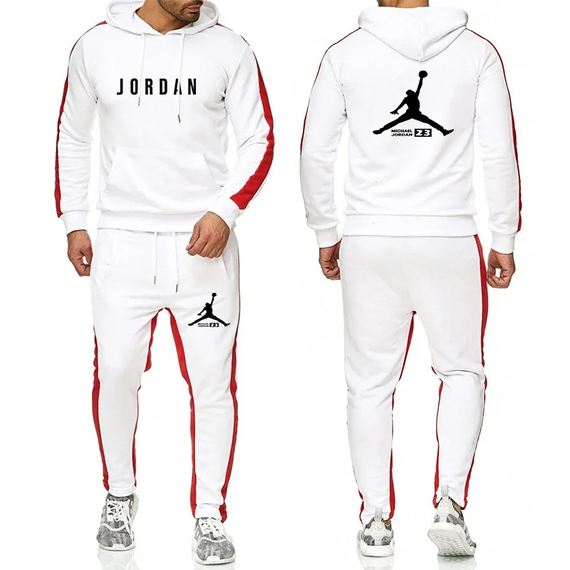 Same Color Custom Name Brand LOGO Men  Hoodies sets Track suits men Two Piece  Sports wear Brand Tracksuits Men