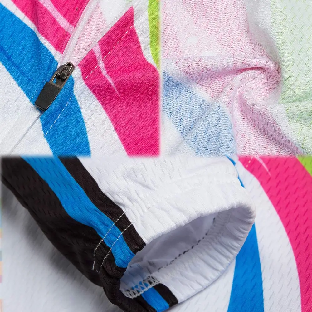 100% Polyester Cycling Wear Women MTB Bike Jersey Breathable Bicycle Clothing Mountain Bike Shorts Clothes For Spring Autumn