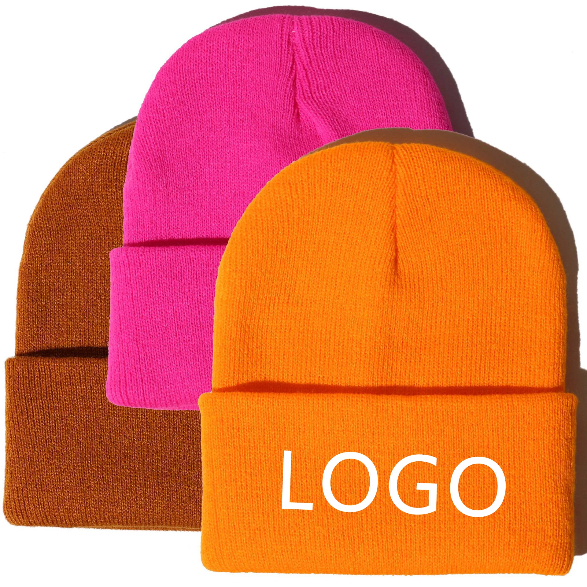 Colors Men Fisherman Beanies Women Acrylic Knit Hats Trawler Beanie Hat Warm Winter Hats