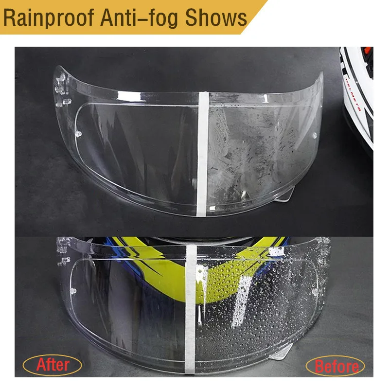  Универсальная универсальная противотуманная пленка на шлем для Shoei Ls2 Hjc Agv K3 Sv K4 полнолицевых мотоциклетных шлемов козырек