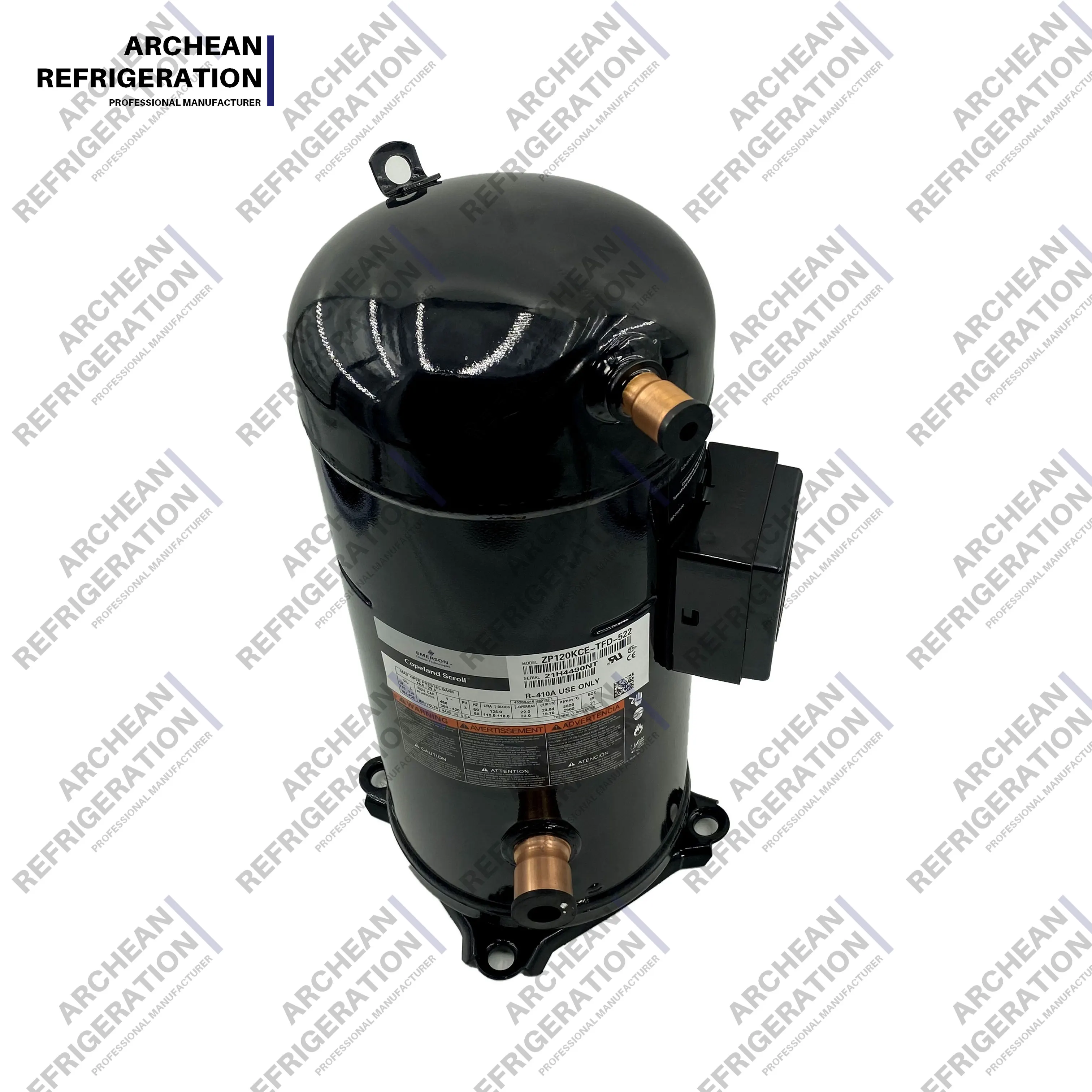 R410a 10 тонн Сплит Компрессор переменного тока цена ZP120KCE-TFD-522 л.с. Кондиционер спиральный компрессор для