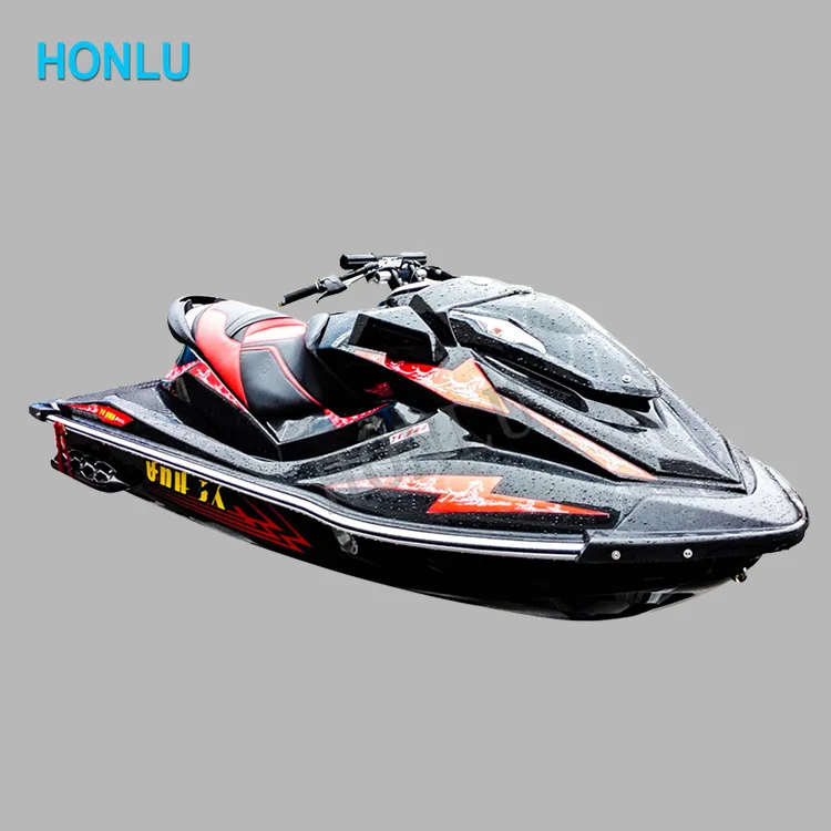 High Quality Offshore Jetski 2 Seats Black 3.2m Loading 250kg 4 Stroke Engine Jetski For Sale