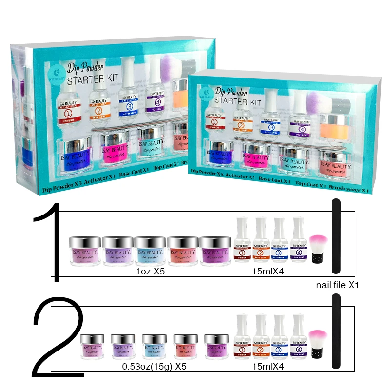 nail dipping powder set nail powder dip supplies nail dip powder kit    easy soak off  High Quality Acrylic Builder