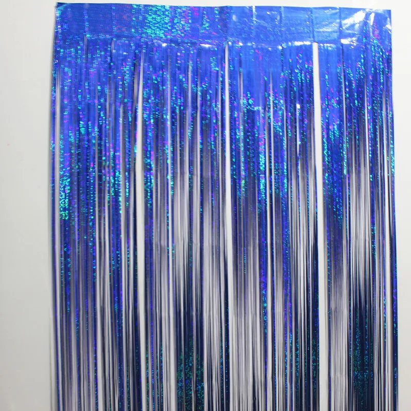 Tinsel Fringe Curtain Background Party Decorations Colorful cortinas metalicas para fiestas Foil Tinsel Curtain