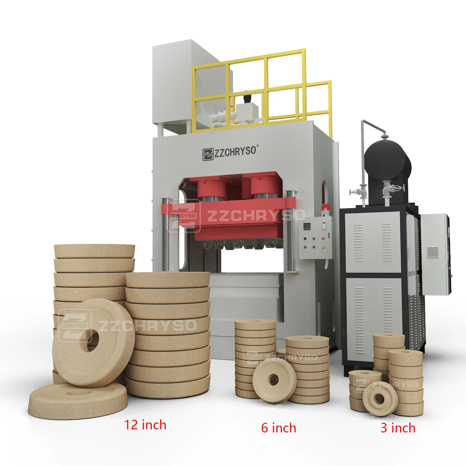 Hydraulic Hot Press Core Plugs Making Machine For Roller Paper Industry