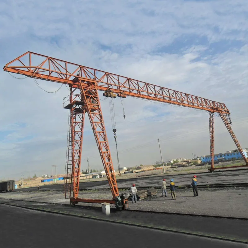 Custom Design 10 Ton a Frame Single Girder 15 Ton Hoist Lifting Truss Gantry Crane