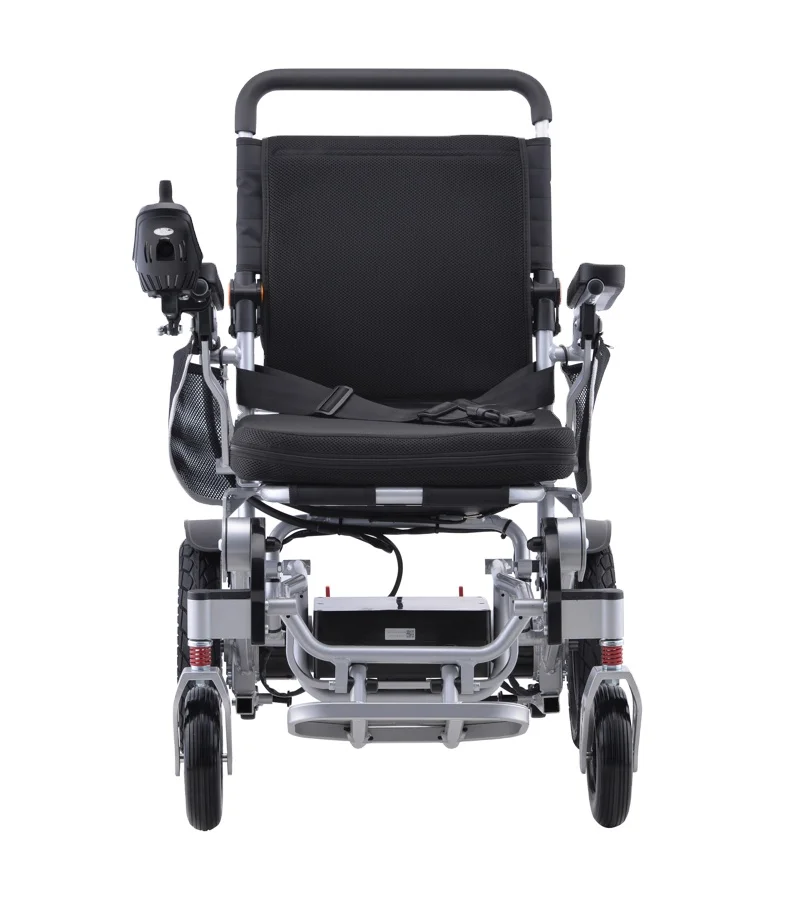 2024 Hot Sales Ultra Light Fold able Lightweight Lithium Battery Fully Auto Folding Luxury Carbon Fiber Electric Wheelchair