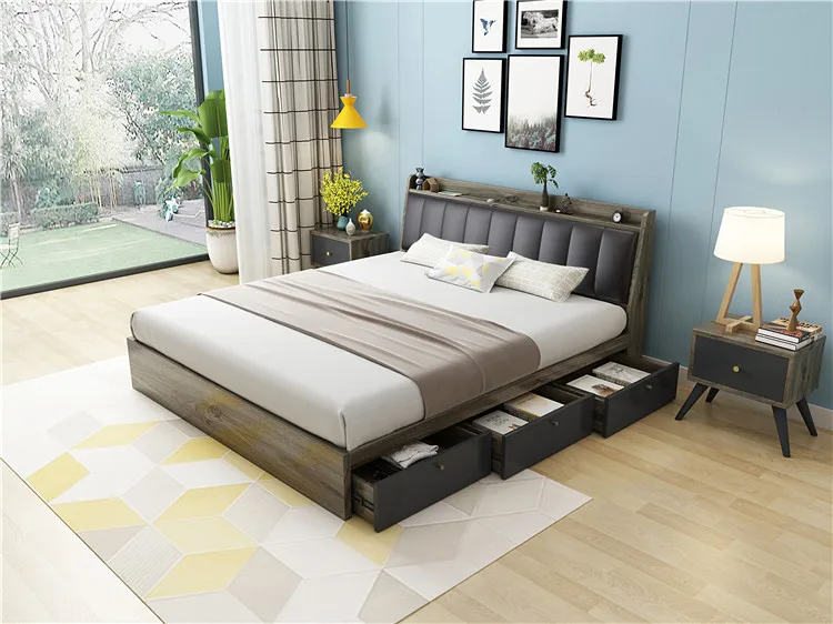 Trundle Bed Queen Bed Frame Modern Bed Design