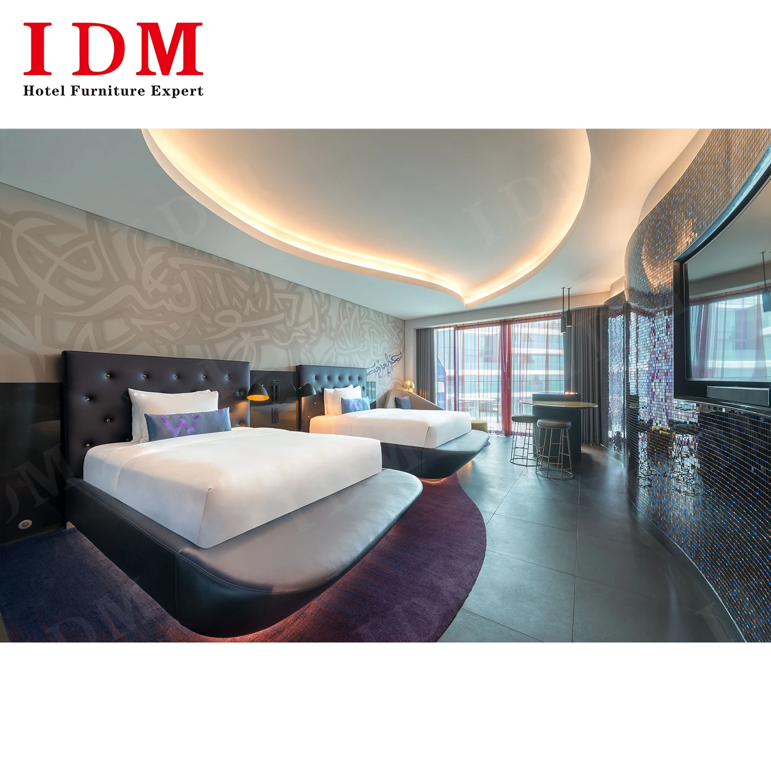 first brand hotel furniture supplier produces customized five-star hotel project furniture