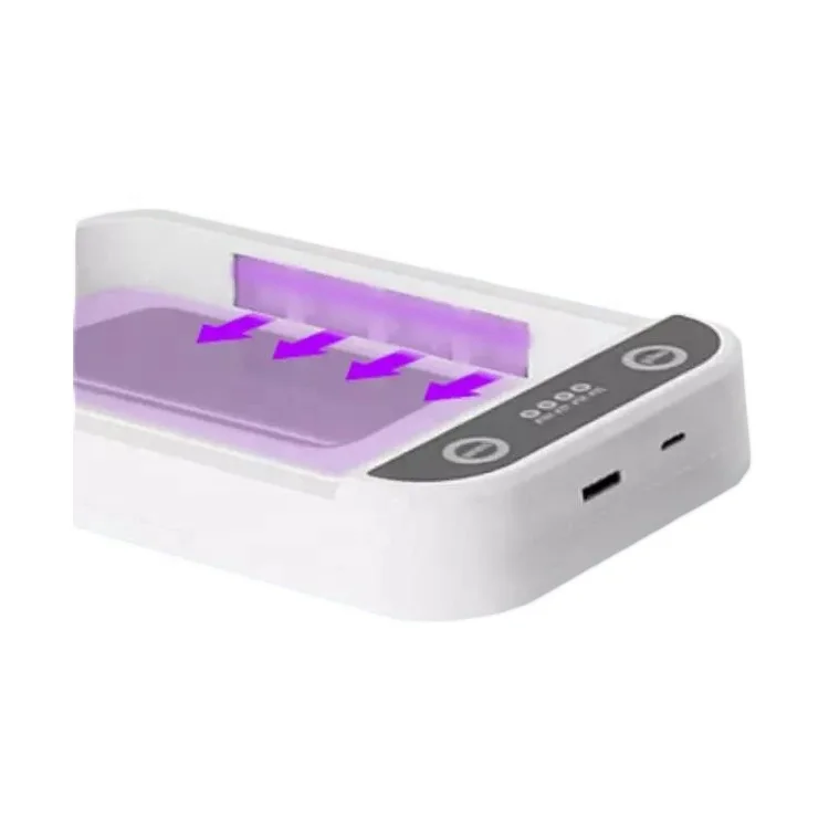 
HLINEAR Uv Wireless Charger Box Uv-c Lamp Box Uv Sterilizer Box With Ozone 