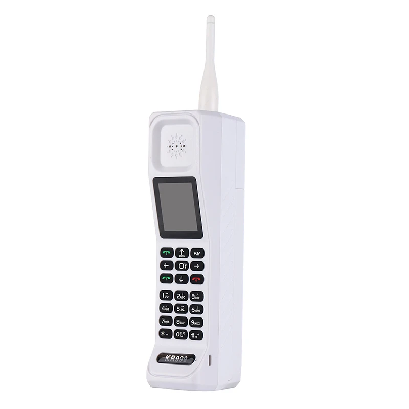 KR999 Ready stock 1.8 inch power bank  retro long standby brick mobile phone