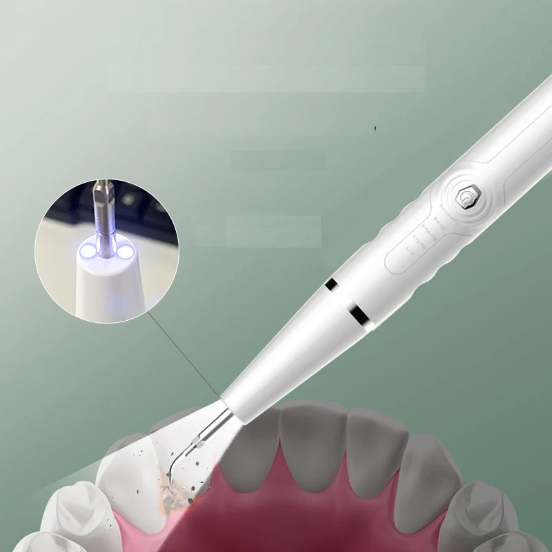 electric water dental flosser  teeth ultra cleaner Tartar Remover ultrasonic using water