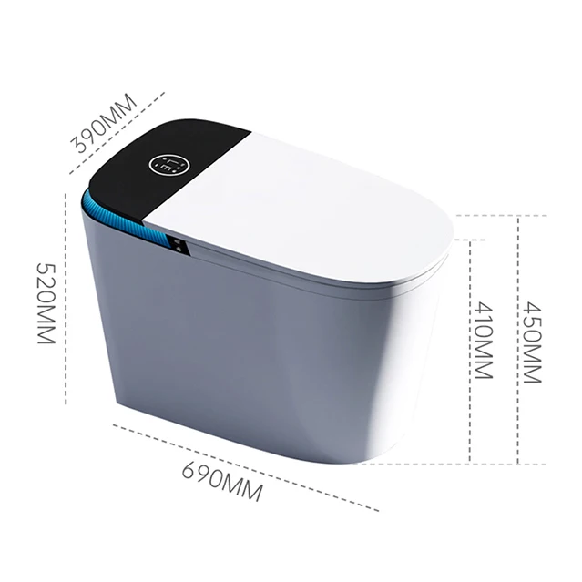 Auto sensor flush open electric bathroom japanese one piece intelligent wc commode toilet bowl automatic smart toilets