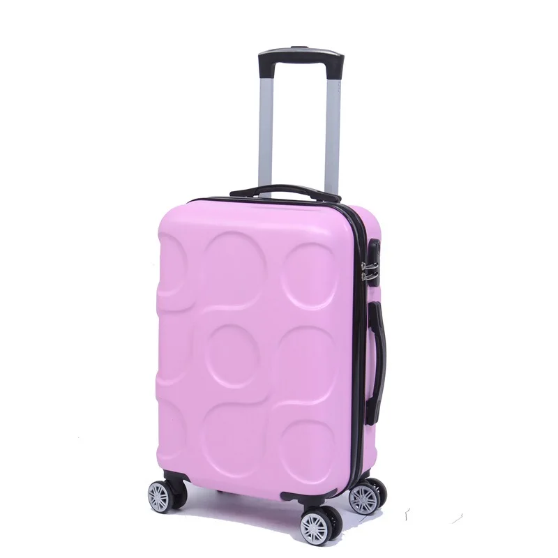 Customized ABS hard 3 piece New Mold Trolley Case hard shell Cabin travel suitcase luggage set trolley Bag