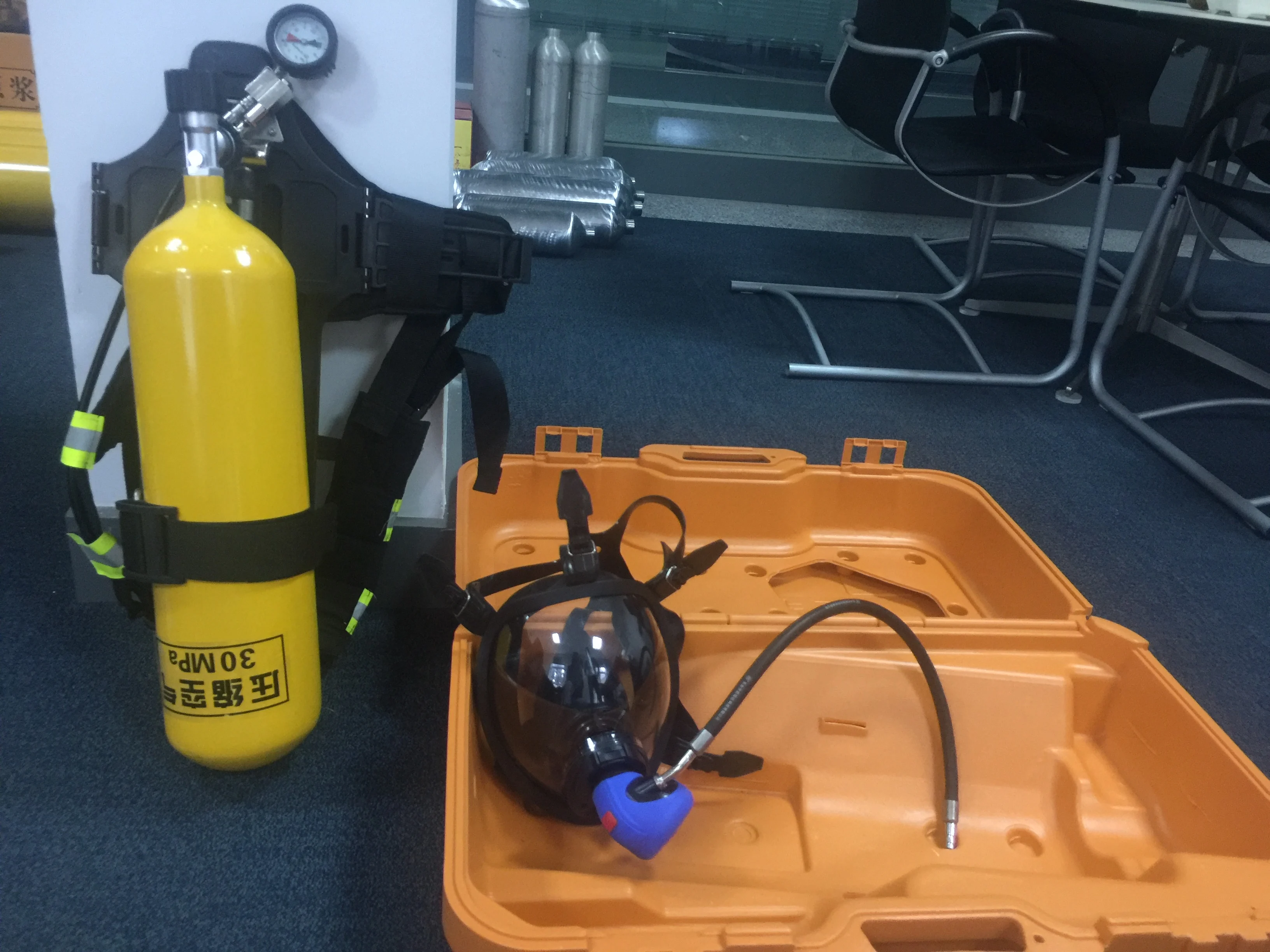 Respirator Series Seamless Steel Breathing Cylinder with TPED Certification