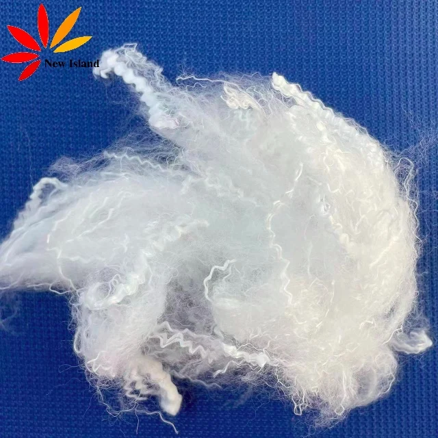 0.8d 0.9d Siliconized polyester staple fibre pillows filling fine denier with cheapest price in China