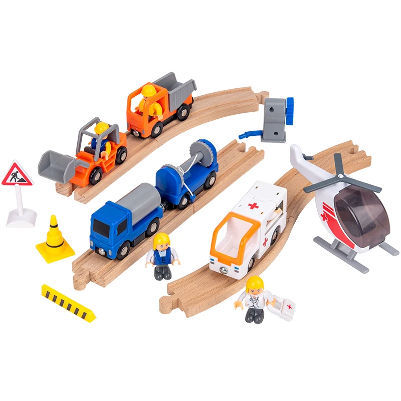 Новый дизайн детский пластиковый Автоцистерна для перевозки масла и машины скорой помощи самолёт грузовик три разных вида игрушек