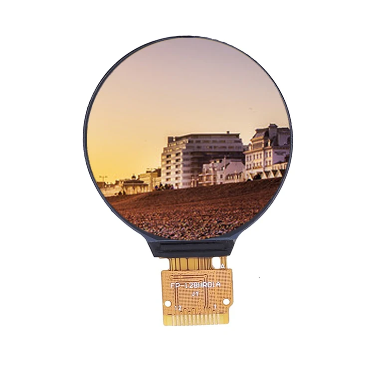 Small round 1.28 inch lcd screen 240*240 resolution 1.3 inch spi interface ips circular tft lcd module panel