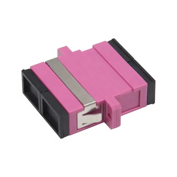 Factory China supplier product Duplex Simplex  Quad LC adapters plastic ,fiber optical adapter,optical fiber flange