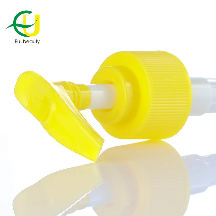 EU-Beauty Factory Direct Sale Plastic yellow green Left-right Lotion Pump For Hand Washing