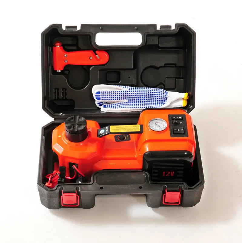 Сделано в Китае, лидер продаж, Автомобильный Электрический гидравлический домкрат с шиновым электрическим гаечным ключом и воздушным насосом