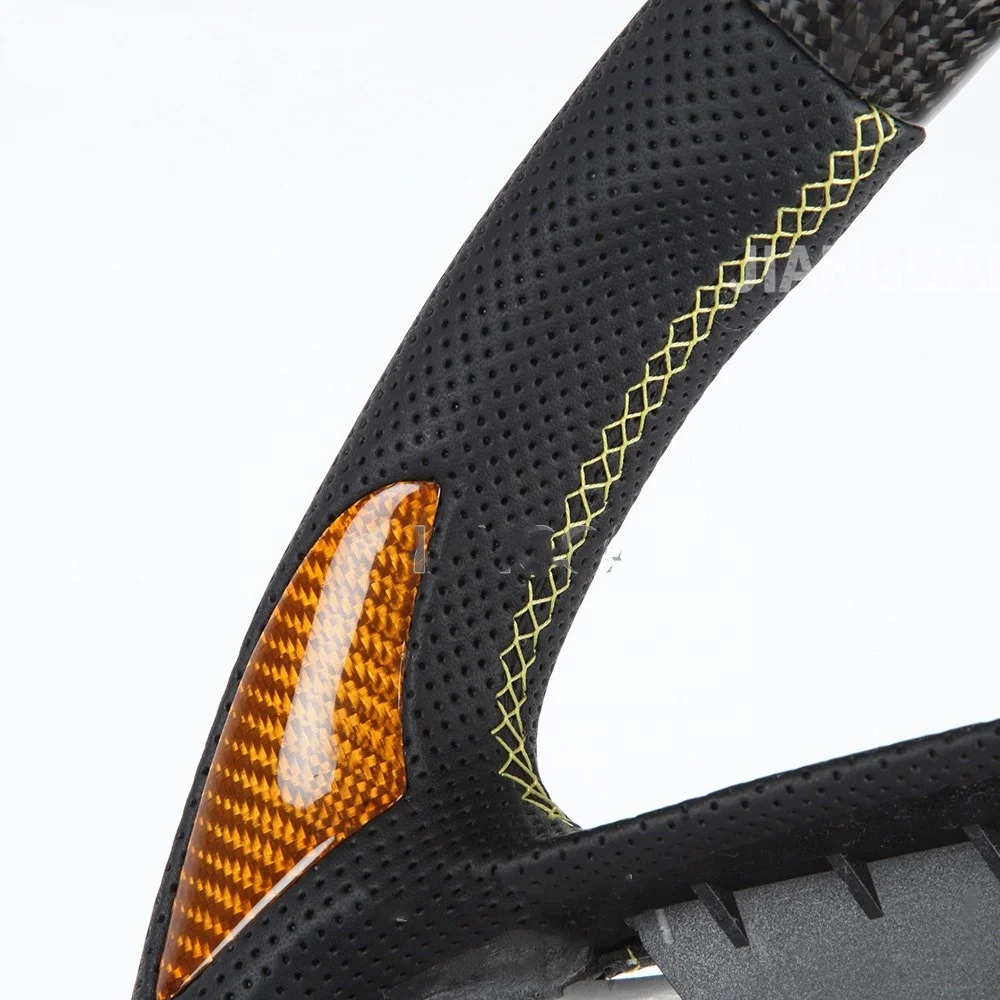 Customized Car Steering Wheel Carbon Fiber LED Fit For Chevrolet Corvette C8 2020