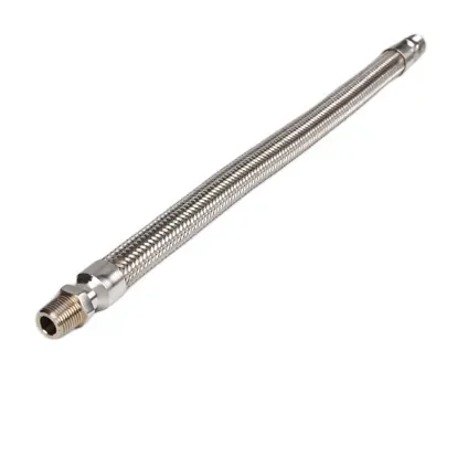 Customized various sizes stainless steel metal hose threaded hose metal hose internal thread bellows nut