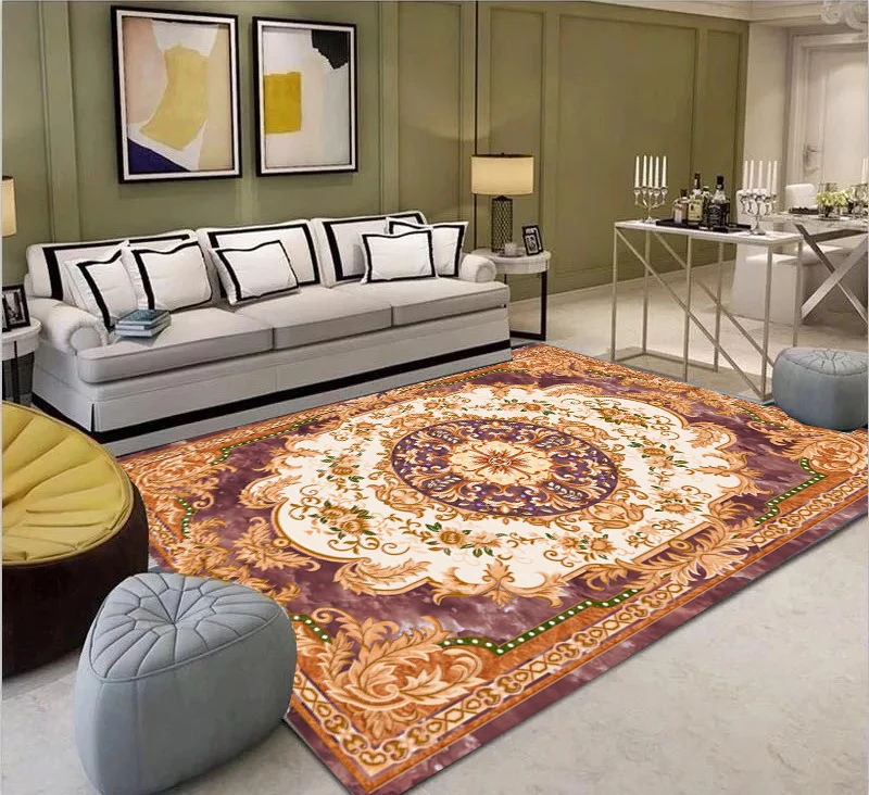 
Factory Manufacture Non-Slip Home Use Mats High Quality 3d Carpets And Rugs Living Room 