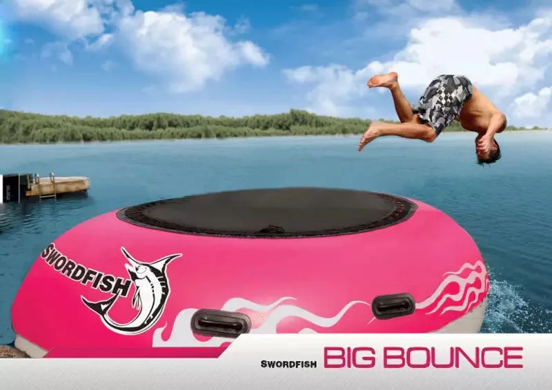 2015 new design inflatable water slide island, inflatable swimming water slide