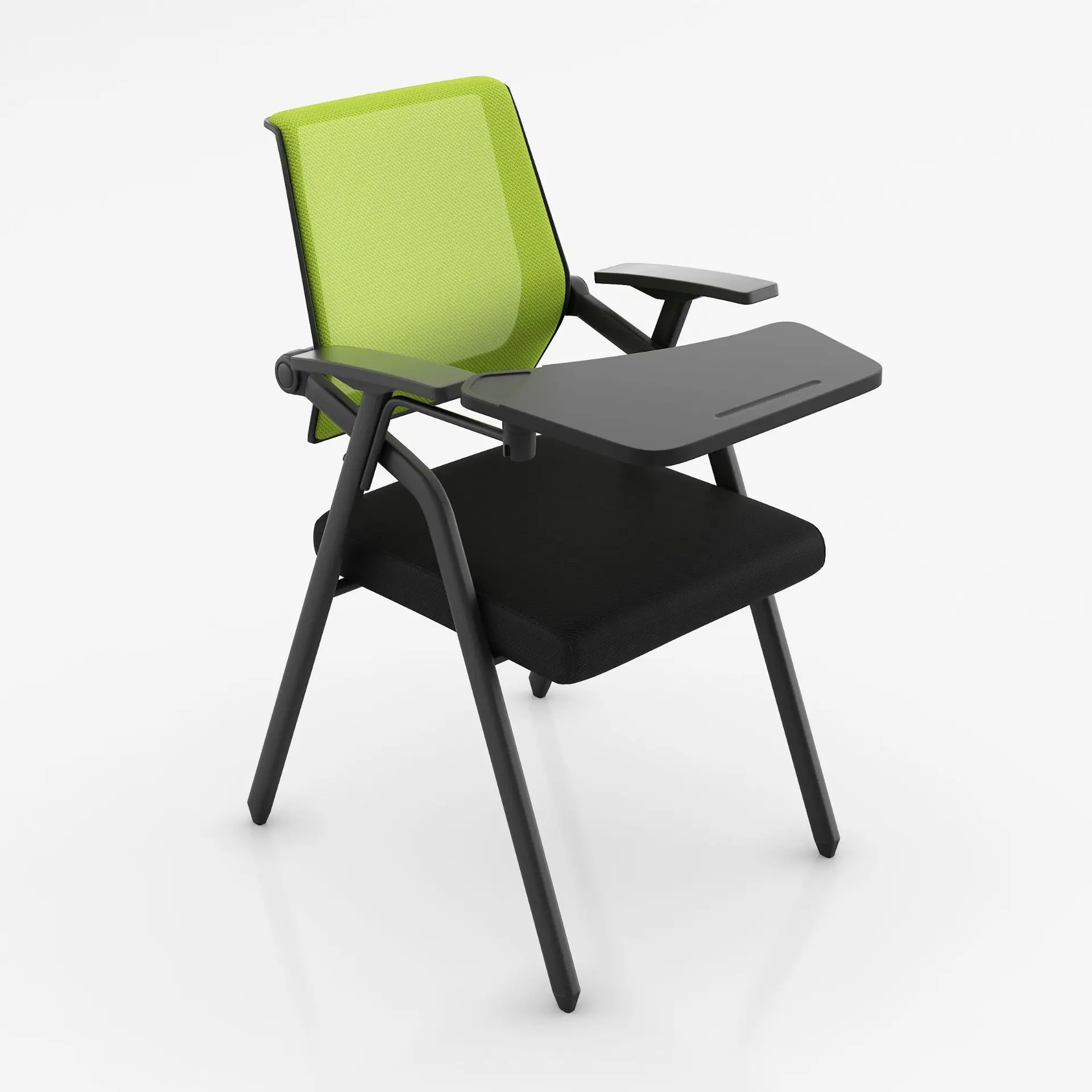 adjustable armrest folding study student chair with writing pad school classroom Training chair