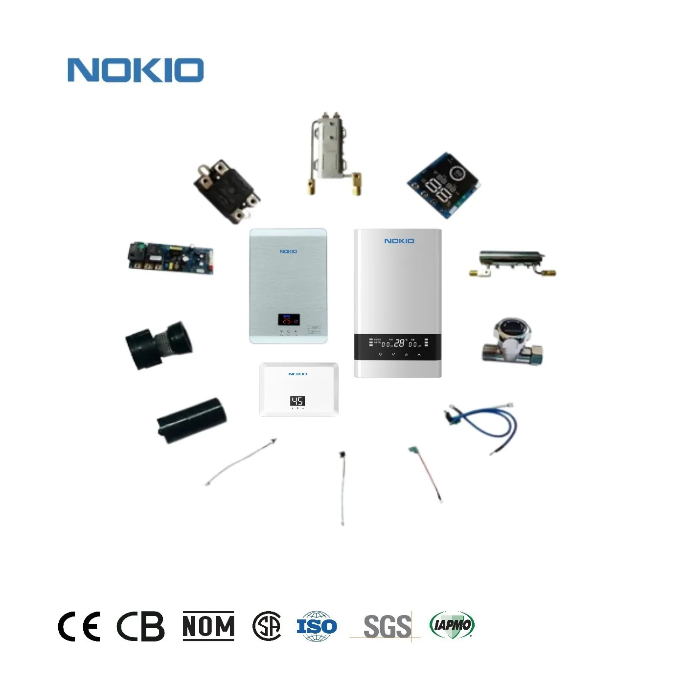 Недорогой электрический водонагреватель от производителя NOKIO