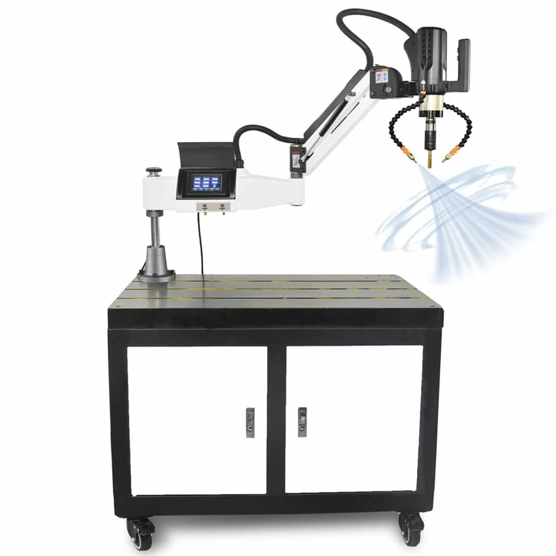 China Manufacture Magnetic Drill Machine SFC-1000-12BL Automatic Scrap Blowing and Lubricating Tapping Machine