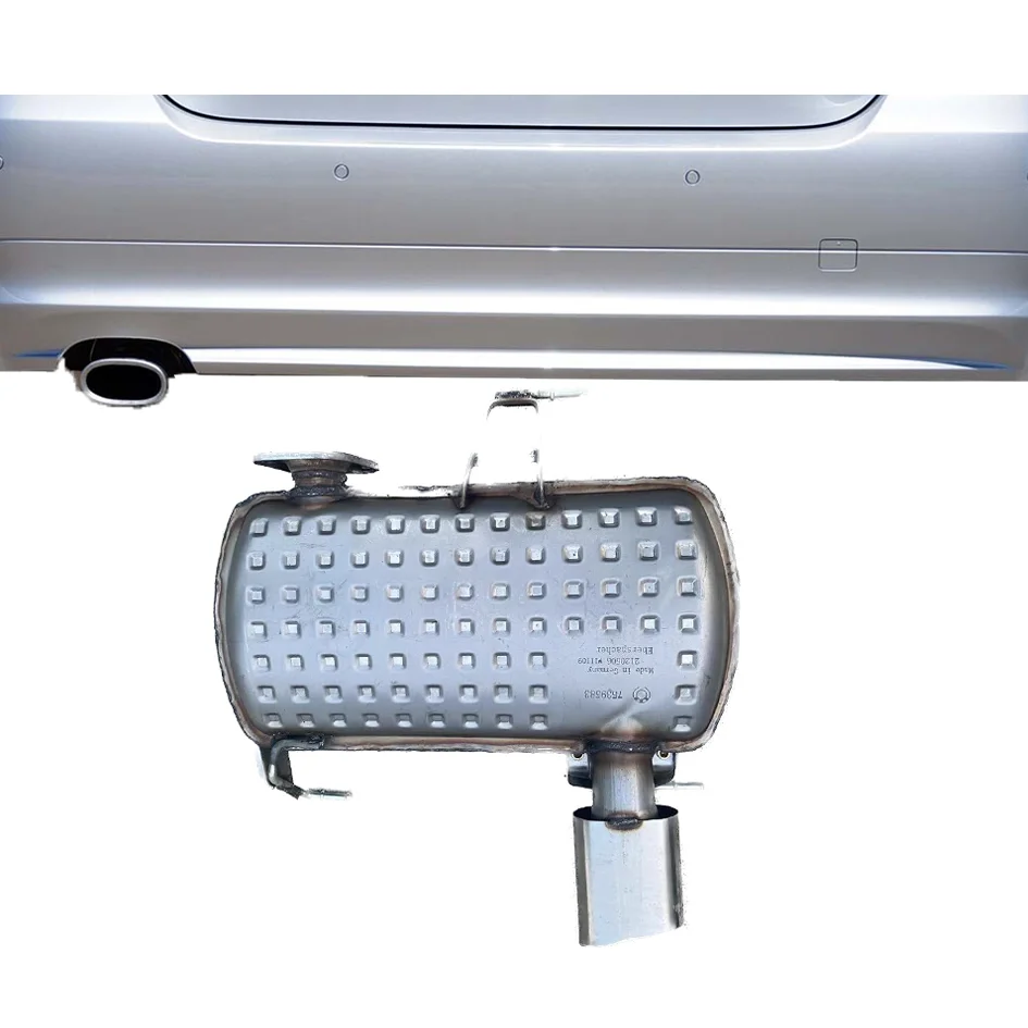 BMW 3 Series e90 rear section stainless steel original car silent exhaust system