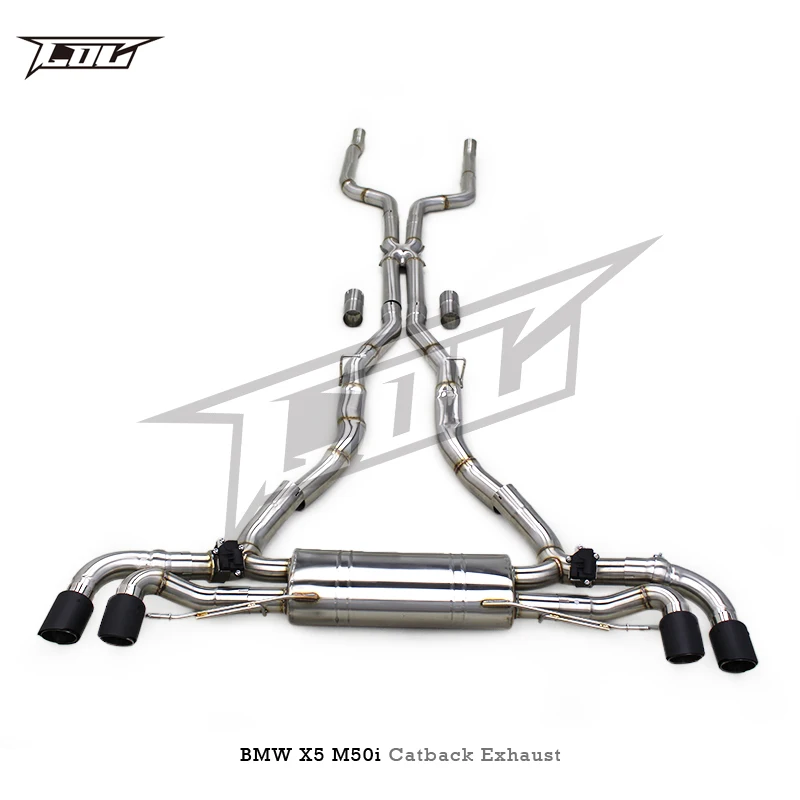 Выхлопная труба BSK Catback для BMW X5 M50i 4.4TT 2019-2024 производительность автомобиля из нержавеющей стали глушитель выхлопной системы Valvetronic