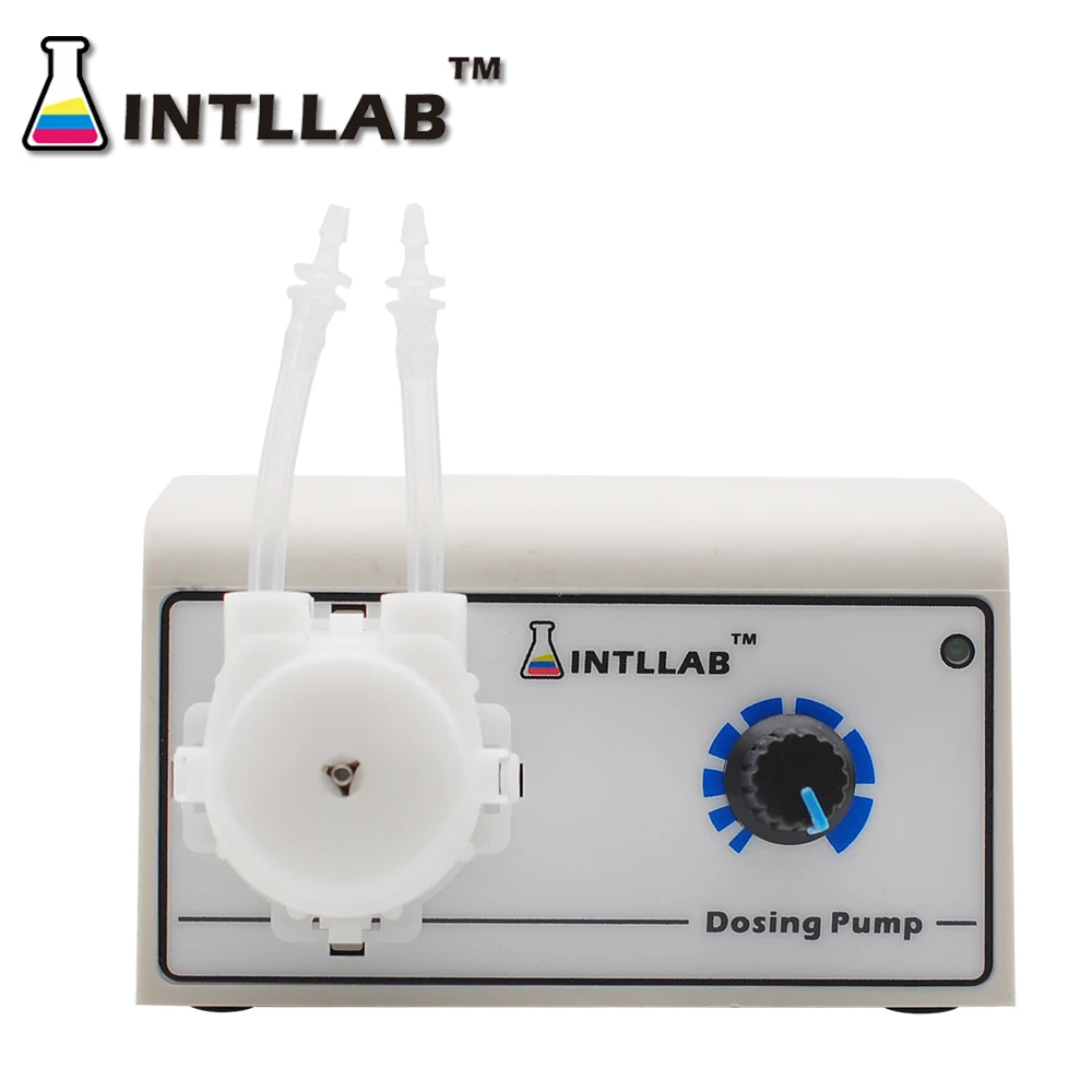 INTLLAB Peristaltic Liquid Pump Dosing Pump for Aquarium Lab Water Analytical