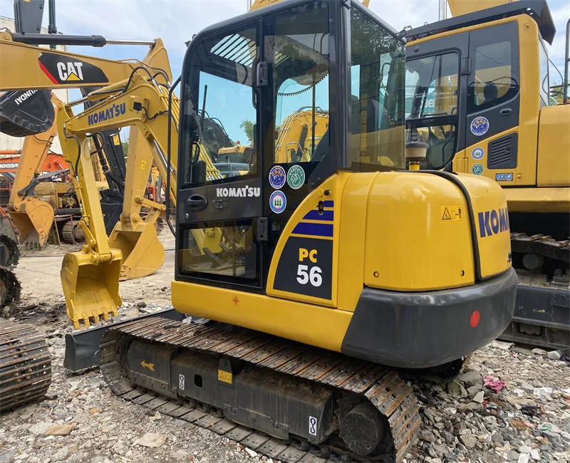 pc56-7 komatsu Used Japan Original Secondhand Komatsu PC56-7 PC60-8 PC70-8 Mini Digger Crawler Excavator for mining work