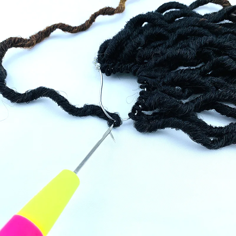 Synthetic Gypsy Locs Extension Jumbo Braids Freetress Wavy Curly Crochet Braid Hair Goddess Faux Locs