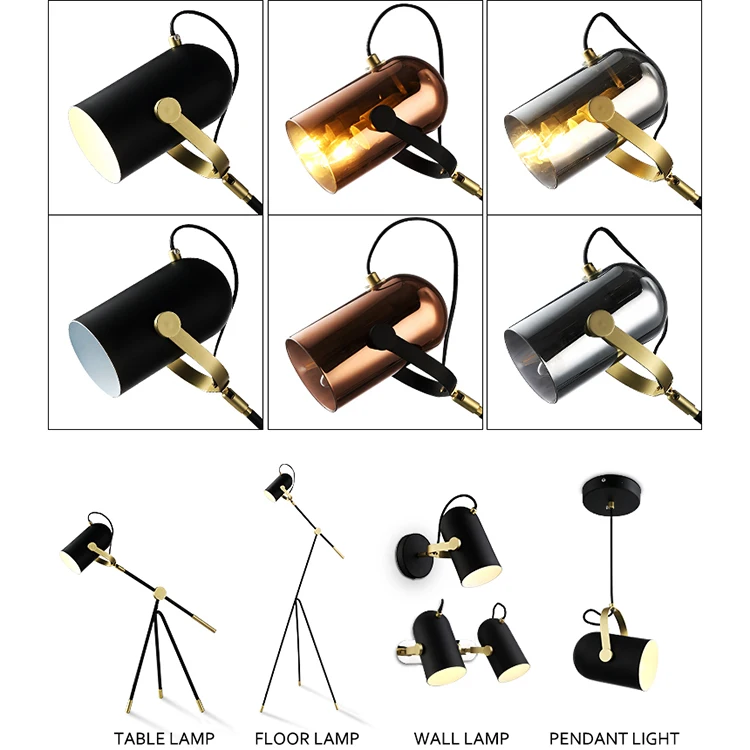 Винтажная Ретро промышленная королевская напольная лампа