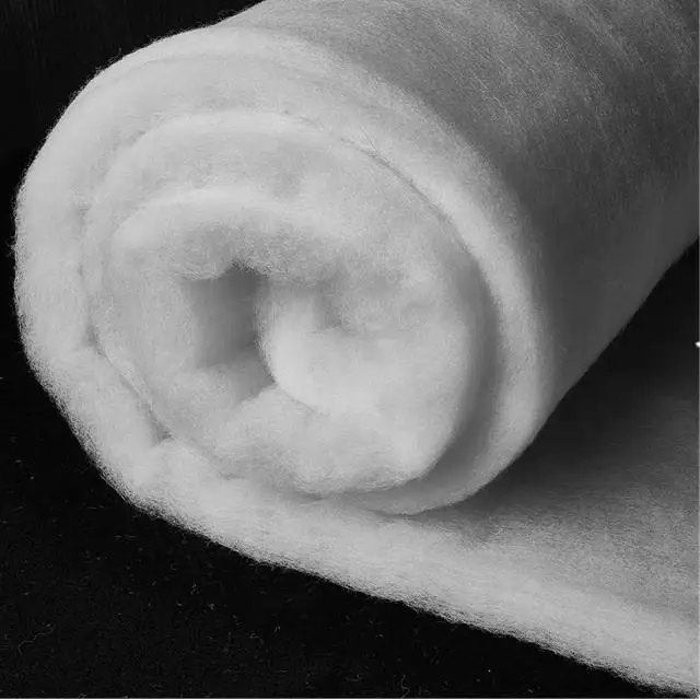 Thermal Bonded Polyester Dacron Wadding Fibers Rolls Wadding/padding Made in Vietnam