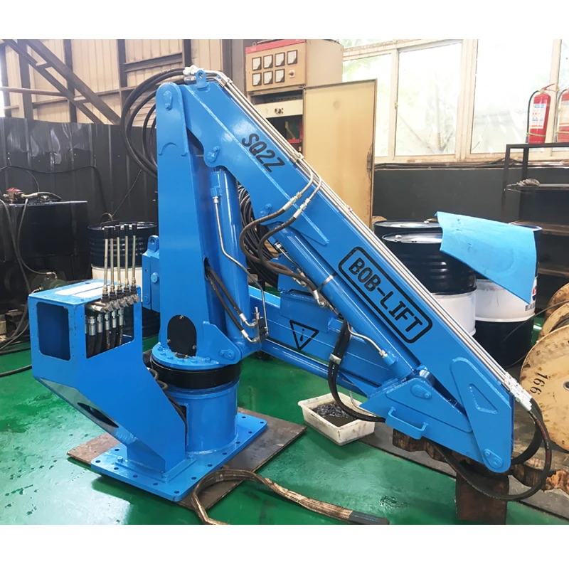 Small Hydraulic Boat Lift Stand Marine Construction Bulk Ship Crane for Sale