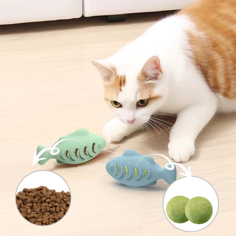 Customized Cat Mint Ball Toys Interactive Catnip Toy Teeth Cleaning And Catmint Licking Toys