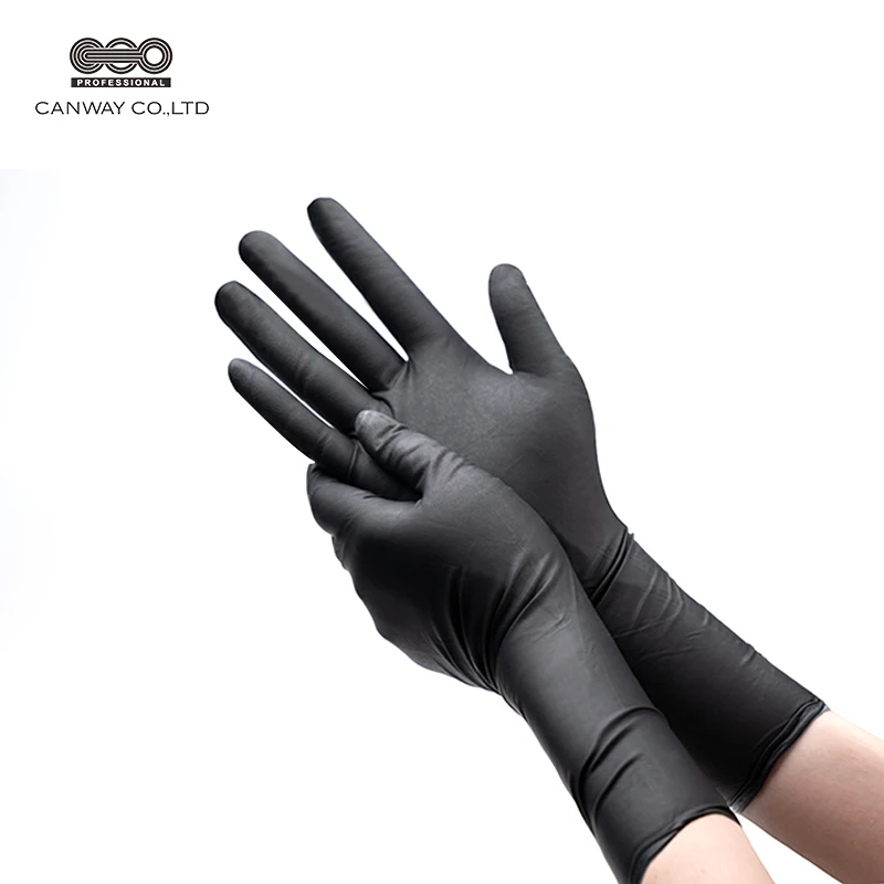 Best selling hair professional color dyeing tools nitribe comfortable extended waterproof long gloves for hairdresser