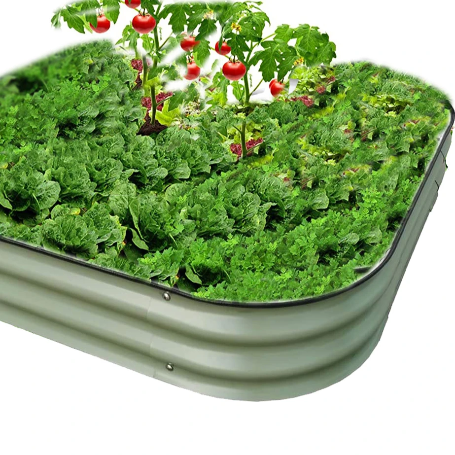 Aluzinc Raised Garden Bed Outdoor Large Planter Box Manufacturer Factory Price